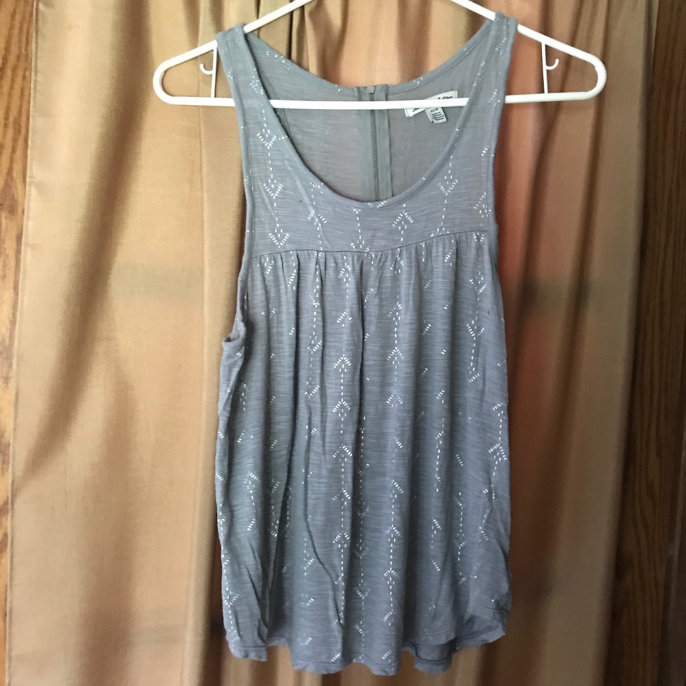 💟 American Eagle Outfitters gray flowy top, XS